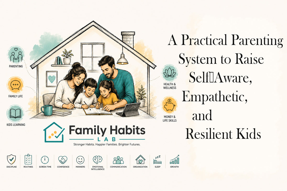 A Practical Parenting System to Raise Self‑Aware, Empathetic, and Resilient Kids