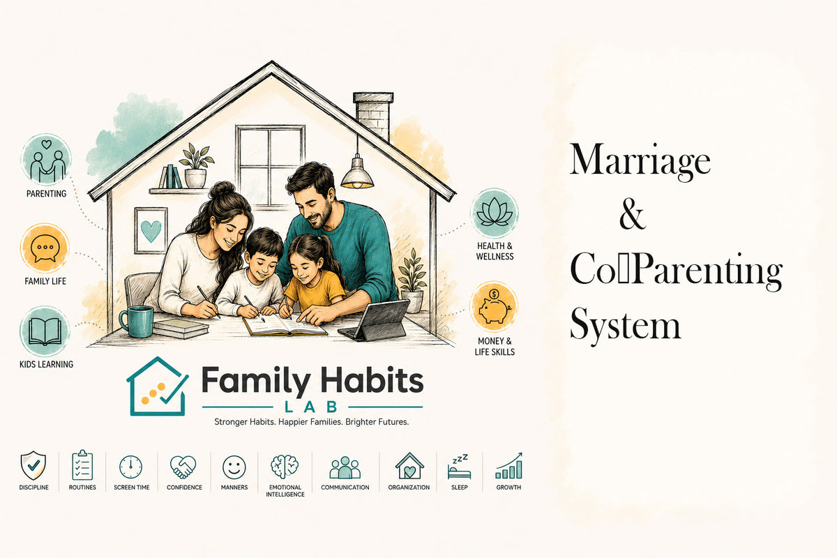 Marriage & Co‑Parenting System – Family Habits Lab PDF Toolkit