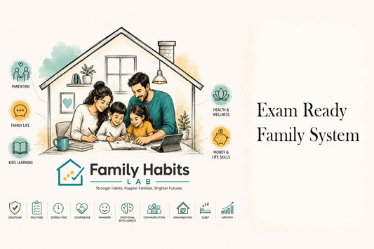 Exam Ready Family System | Premium Exam Revision Toolkit for Kids and Parents