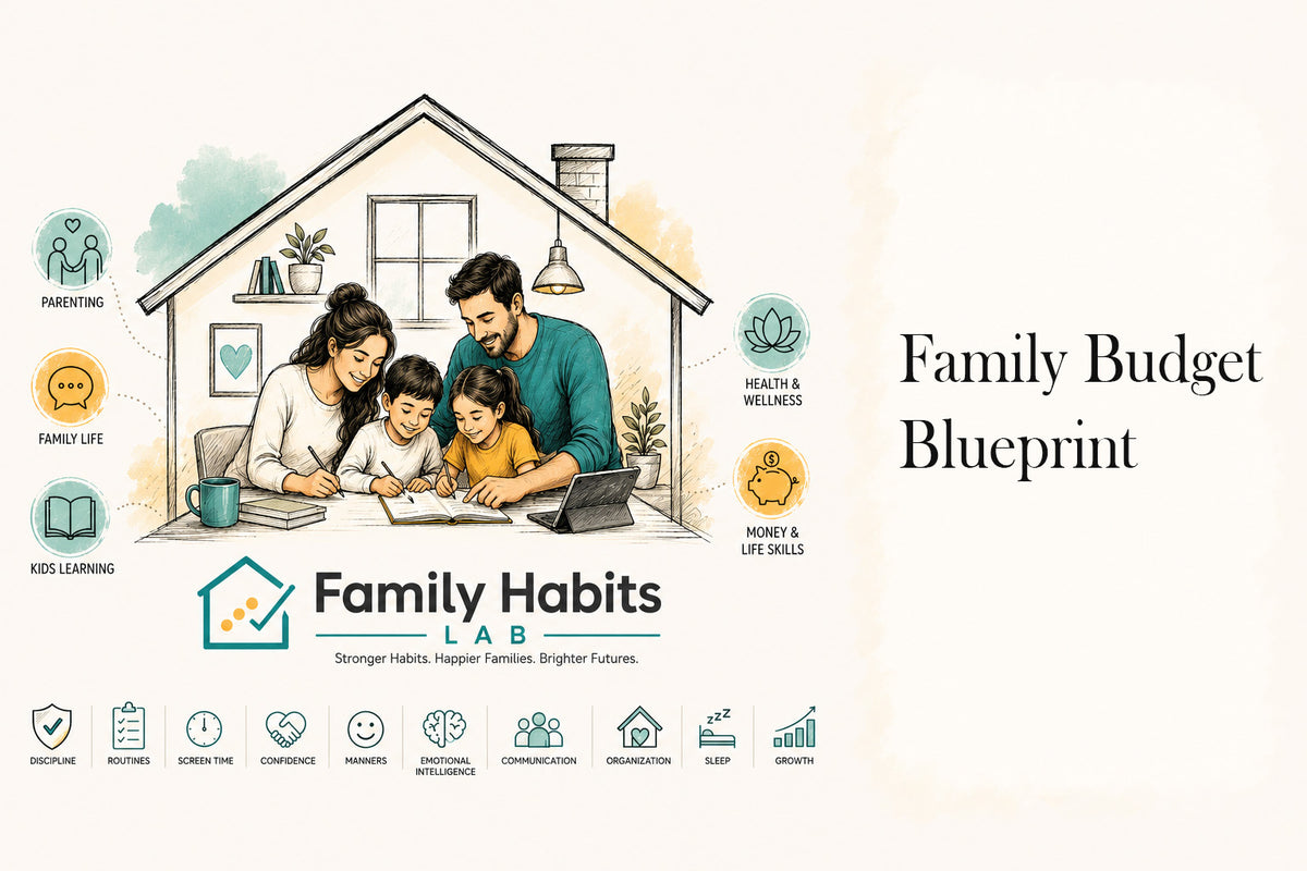 Family Budget Blueprint | Printable Family Budget Toolkit