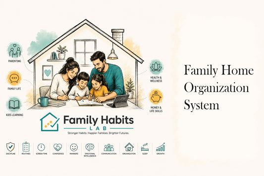 Family Home Organization System – Room‑by‑Room Planner, Checklists, and Printable Toolkit (PDF)