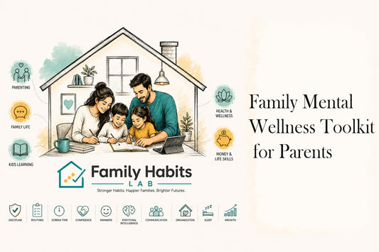 Family Mental Wellness Toolkit for Parents | Printable Family Wellness PDFs