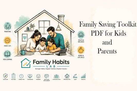 Family Saving Toolkit PDF for Kids and Parents | Save Smart, Grow Strong