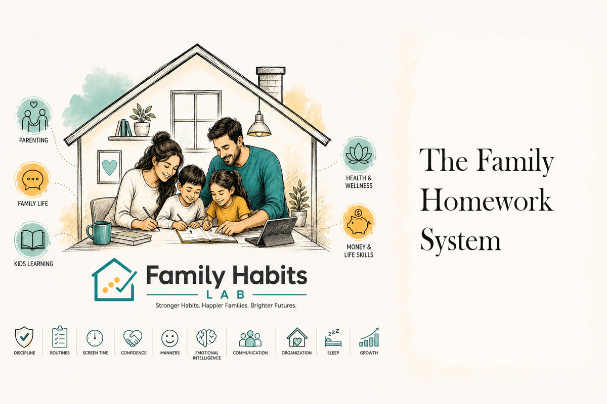 The Family Homework System – Kids Learning Toolkit (PDF)