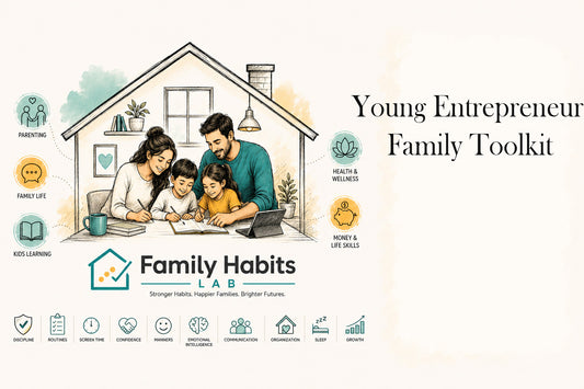 Young Entrepreneur Family Toolkit | Entrepreneurship Workbook for Kids & Parents